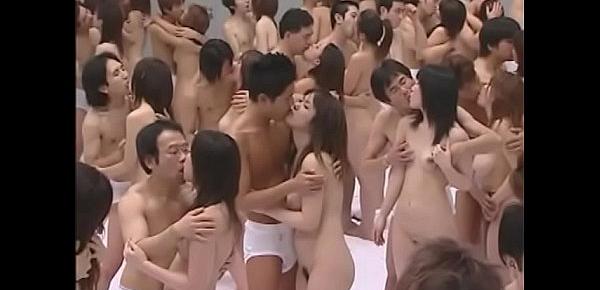  sexo en grupo de 500 japoneses